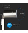 Spot de jardin GU10 avec piquet - Acier inoxydable, IP44, sans source lumineuse