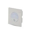 Spot LED encastrable 3W avec capteur - 4000K, capteur 130 degrés, aluminium, bord blanc