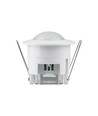 Détecteur de mouvement PIR encastrable - 360°, max 300W LED, blanc, IP20, temps et luminosité réglables