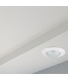 Détecteur de mouvement PIR encastrable - 360°, max 300W LED, blanc, IP20, temps et luminosité réglables