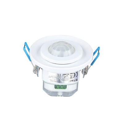 Détecteur PIR de plafond à tête mobile, réglable - 360 degrés, max 400W LED, blanc