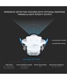 Détecteur PIR de plafond à tête mobile, réglable - 360 degrés, max 400W LED, blanc