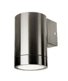 Applique murale GU10 avec éclairage vers le bas - IP44 extérieur, acier inoxydable, sans source lumineuse