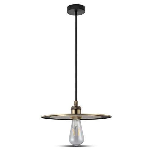 Suspension en métal or rose - Ø30cm, douille E27, excl. source lumineuse, design moderne