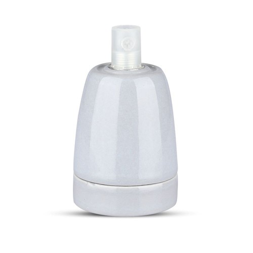 Douille en porcelaine E27 - Lampe, Gris