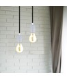 Douille en porcelaine E27 - Lampe, Gris