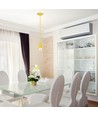 Lampe en porcelaine E27 - jaune
