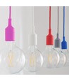 Douille Suspension E27 en Silicone - Violet