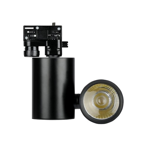 Spot sur rail LED 15W, RA95 - 24 degrés, Noir, 5 ans de garantie
