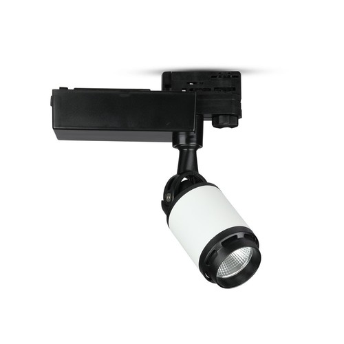 Spot sur rail triphasé 10W - 24 degrés, 80lm/W, IP20, 5 ans de garantie