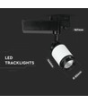 Spot sur rail triphasé 25W - 2100lm, 24 degrés, aluminium, 5 ans de garantie