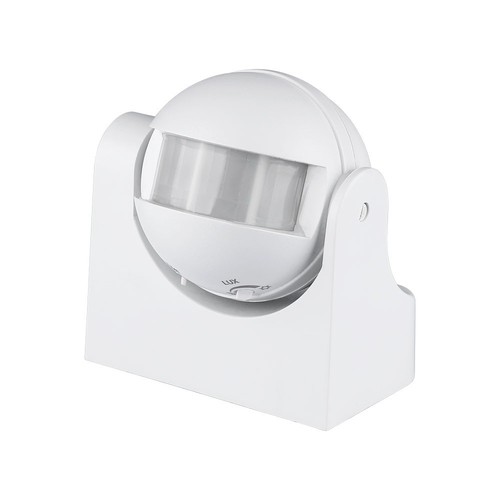Détecteur de mouvement avec commande manuelle - Blanc, IP44, jusqu'à 300W LED