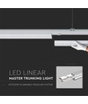 150cm 50W LED Linear Master Trunking - 160lm/W, lentille 90°, dimmable, 4000K, système modulaire