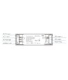 Alimentation dimmable 75W / 12V DC - 6.25A, RF, push-dim