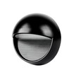 Borne LED 3W / spots d'escalier - IP65, noir, rond, 210lm, pour escaliers et couloirs
