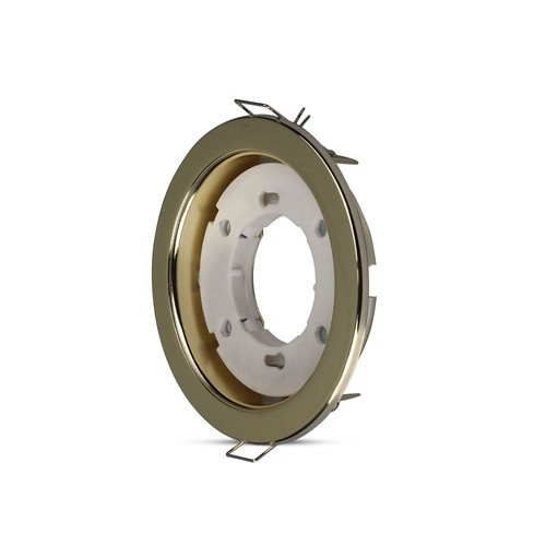Spot encastrable GX53 - Rond, or, perçage : Ø9cm, dimensions : Ø10,5cm, IP20 intérieur
