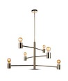 Lustre moderne E27 - Mobile Ø400, 6 ampoules