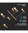 Lustre moderne E27 - Mobile Ø400, 6 ampoules