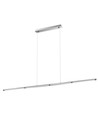 Suspension LED designer 36W en chrome - 182cm, 2700lm, 4000K, IP20