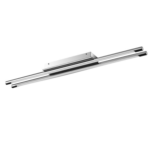 Double suspension / plafonnier designer 36W - Chrome, 4000K, 2700lm, IP20, angle 120°