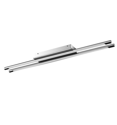Double suspension / plafonnier designer 36W - Chrome, 4000K, 2700lm, IP20, angle 120°
