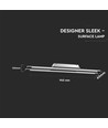 Double suspension / plafonnier designer 36W - Chrome, 4000K, 2700lm, IP20, angle 120°