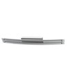 Plafonnier/applique 36W Designer Bend Glass Double - Chrome, 2700lm, 4000K, inox et verre, IP20, largeur 98,5cm