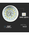 Suspension LED 7W - Abat-jour acrylique doré, Ø12cm, source lumineuse incl.