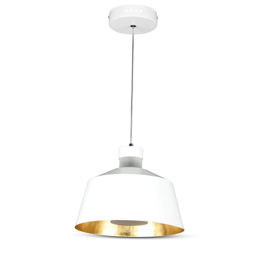 Suspension LED 7W, Ø25cm - Acrylique blanc, 4000K, source lumineuse incl.
