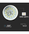 Suspension LED 7W, Ø25cm - Acrylique blanc, 4000K, source lumineuse incl.
