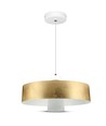 Suspension LED 7W, Ø34cm - Doré, abat-jour acrylique, 4000K, source lumineuse incl.
