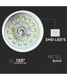Suspension LED 7W, Ø34cm - Doré, abat-jour acrylique, 4000K, source lumineuse incl.