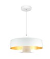 Suspension LED 7W - Ø34cm, abat-jour acrylique blanc, 120 degrés, source lumineuse incl.