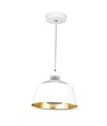 Suspension LED 7W blanche - Ø25cm, acrylique, 3000K, source lumineuse incl.