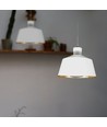 Suspension LED 7W blanche - Ø25cm, acrylique, 3000K, source lumineuse incl.