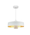 Suspension LED 7W - Ø34cm, abat-jour acrylique blanc, 400lm, 120 degrés, source lumineuse incl.