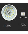 Suspension LED 7W - Ø34cm, abat-jour acrylique blanc, 400lm, 120 degrés, source lumineuse incl.