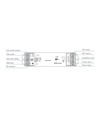 Contrôleur LED LEDlife rWave - Push-dim, 12V (180W), 24V (360W), serre-câble aux deux extrémités