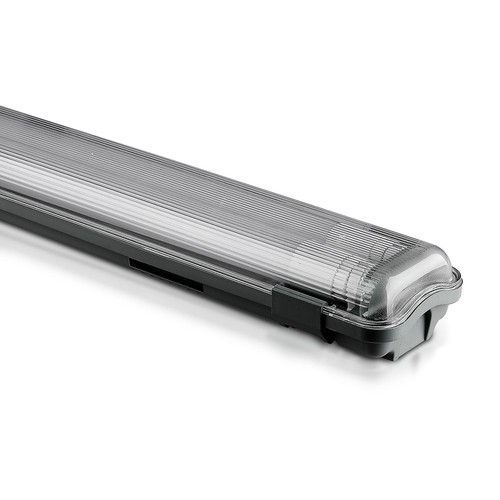 Réglette LED complète étanche 120cm 36W - IP65, incl. 2x tubes LED 18W 6400K