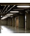 Réglette LED étanche 150cm 44W T8 - IP65, 6400K, 2x22W, blanc froid