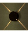 Applique murale LED ronde 4W - IP65, noir, 3000K, COB LED, source lumineuse incluse