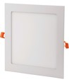 Dalle LED encastrable 18W 22 x 22 cm - Découpe : 20,1 x 20,1 cm, Dimensions : 22 x 22 cm