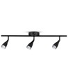 Applique murale LED 13,5W avec 3 têtes - 1260lm, 3000K, finition noire, source lumineuse incluse