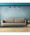 Applique murale LED 13,5W avec 3 têtes - 1260lm, 3000K, finition noire, source lumineuse incluse