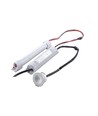 Éclairage de secours LED 3W à encastrer - 5500K, autonomie >3 heures, IP20, blanc