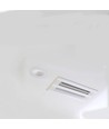 Éclairage de secours LED 3W à encastrer - 5500K, autonomie >3 heures, IP20, blanc