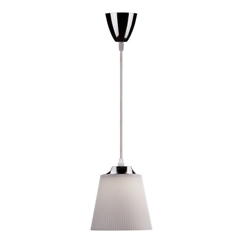 Suspension LED 7W - Ø15cm, abat-jour blanc, 4000K, source lumineuse incluse