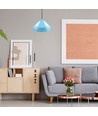 Suspension Pastel Prisma (E27) - bleu, Ø310*180mm