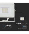 Projecteur 20W - puce Samsung, 6400K, boîtier blanc