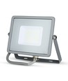 Projecteur LED 30W avec puce Samsung - 80lm/W, IP65, blanc chaud, gris, 5 ans de garantie